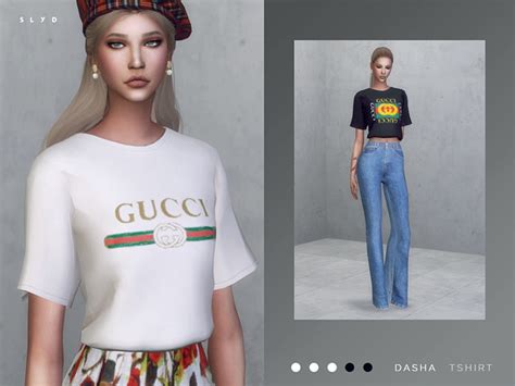 sims 4 gucci shirt cc|sims 4 Gucci shoes cc.